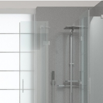 Shower Wall Panels - Aquabord T&G Silver Shimmer